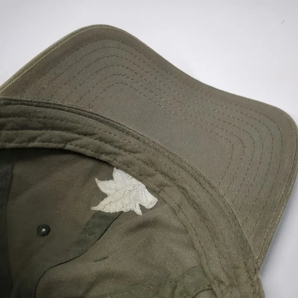 OTTO Baseball Cap Green One Size Coffee Bean Tea Leaf Cotton Slideback Logo hat